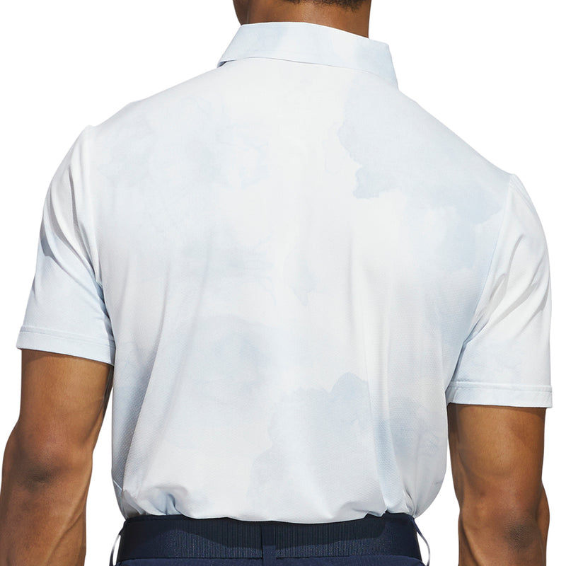 adidas Ultimate365 Tour Adicool LC Polo Shirt - Wonder Blue/White