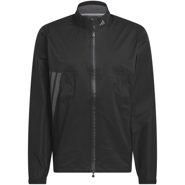 adidas Ultimate365 Tour CLIMAPROOF+ Full-Zip Waterproof Jacket - Black