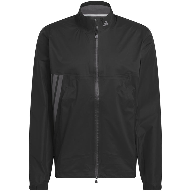adidas Ultimate365 Tour CLIMAPROOF+ Full-Zip Waterproof Jacket - Black