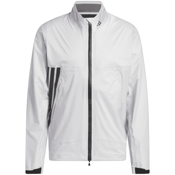 adidas Ultimate365 Tour CLIMAPROOF+ Full-Zip Waterproof Jacket - Grey One