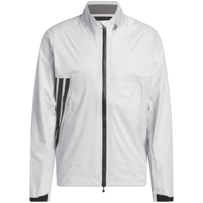 adidas Ultimate365 Tour CLIMAPROOF+ Full-Zip Waterproof Jacket - Grey One
