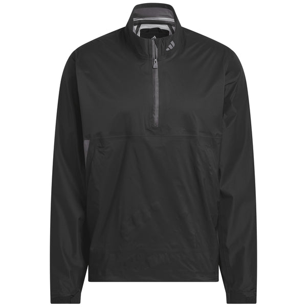 adidas Ultimate365 Tour CLIMAPROOF+ Half-Zip Waterproof Jacket - Black