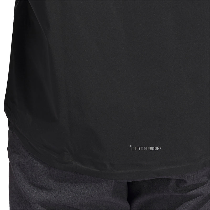 adidas Ultimate365 Tour Climaproof+ Waterproof Half-Zip Rain Suit - Black