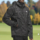 adidas Ultimate365 Tour Climaproof+ Waterproof Parka Rain Suit - Black/Grey One