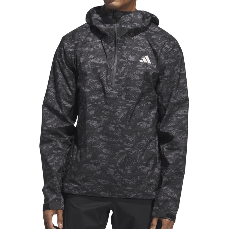 adidas Ultimate365 Tour Climaproof+ Waterproof Parka Rain Suit - Black