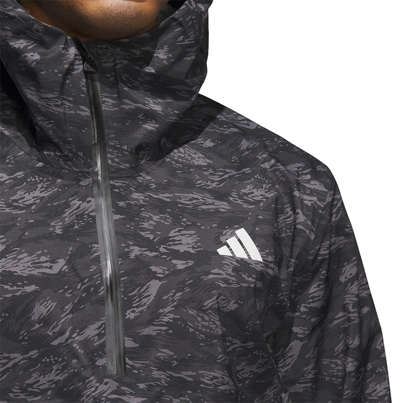 adidas Ultimate365 Tour Climaproof+ Waterproof Parka Rain Suit - Black