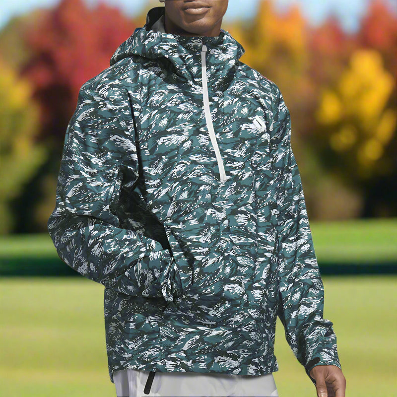 adidas Ultimate365 Tour CLIMAPROOF+ Parka Waterproof Jacket - Preloved Teal