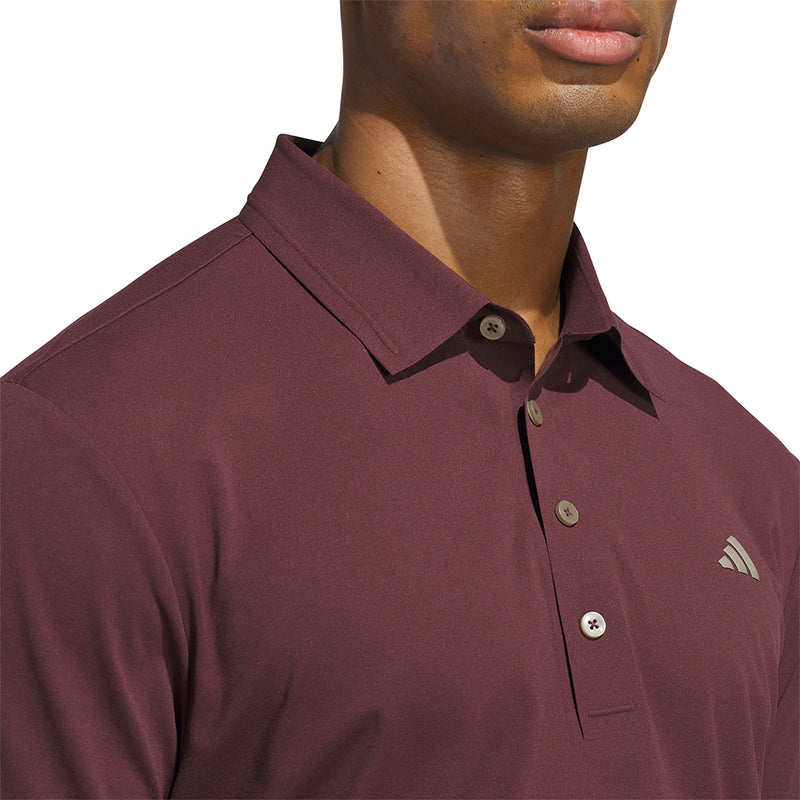 adidas Ultimate365 Tour Twistknit LC Polo Shirt - Aurora Ruby
