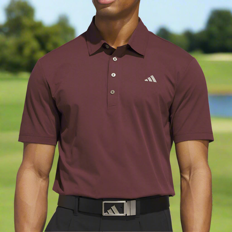 adidas Ultimate365 Tour Twistknit LC Polo Shirt - Aurora Ruby