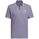 adidas Ultimate365 Tour Twistknit Pique Polo Shirt - Preloved Violet