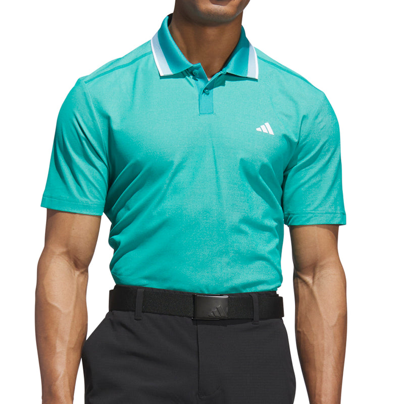 adidas Ultimate365 Tour Twistknit Pique Polo Shirt - Pure Teal