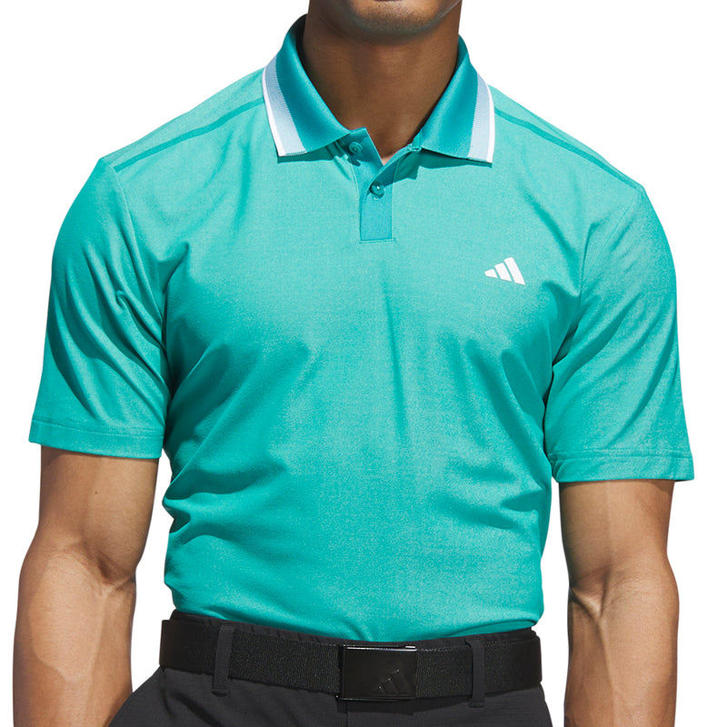 adidas Ultimate365 Tour Twistknit Pique Polo Shirt - Pure Teal