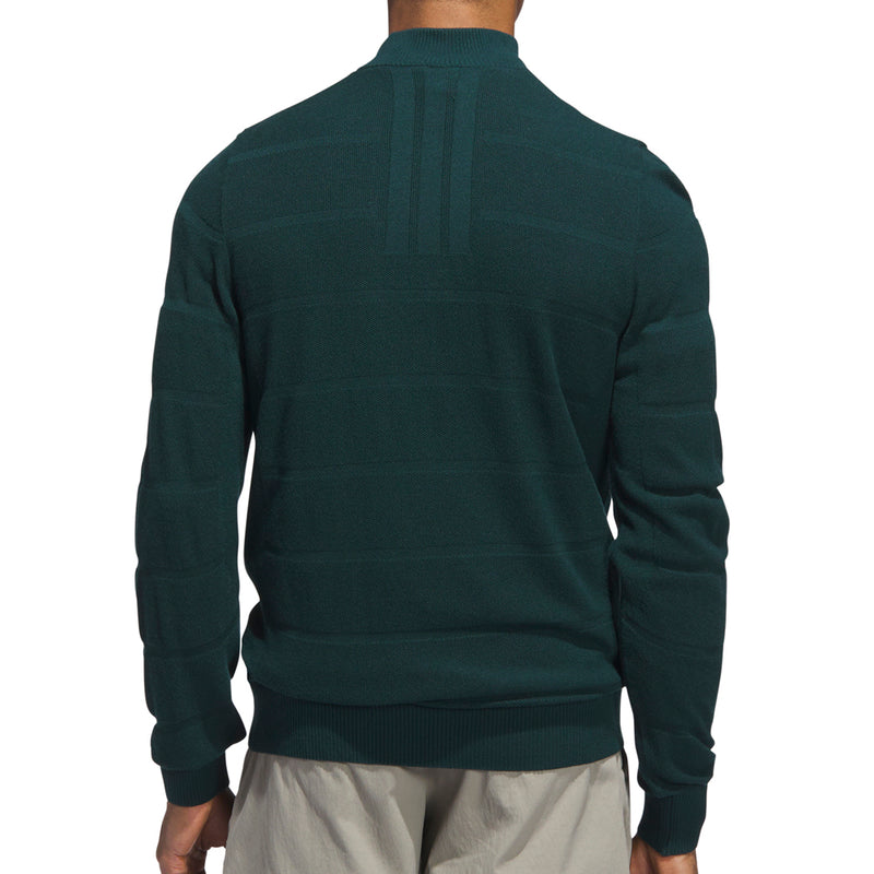 adidas Ultimate365 Tour Wind Knit 1/4 Zip - Aurora Ivy