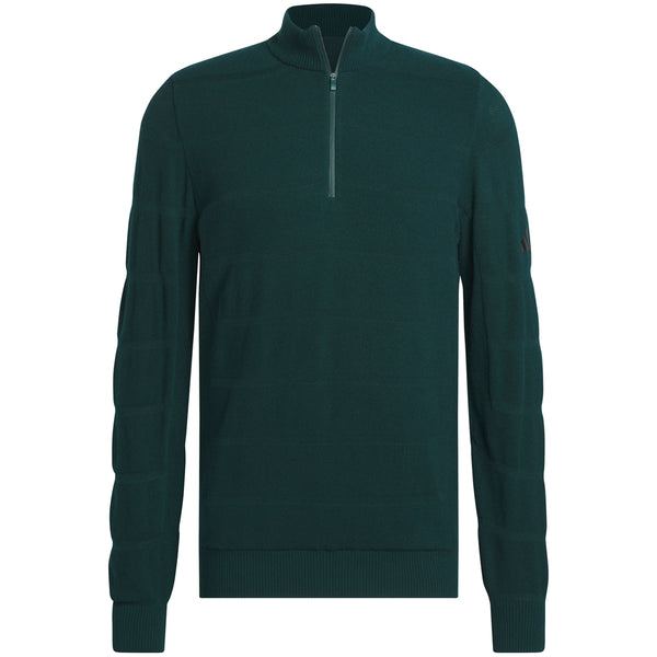 adidas Ultimate365 Tour Wind Knit 1/4 Zip - Aurora Ivy