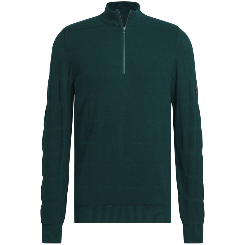 adidas Ultimate365 Tour Wind Knit 1/4 Zip - Aurora Ivy