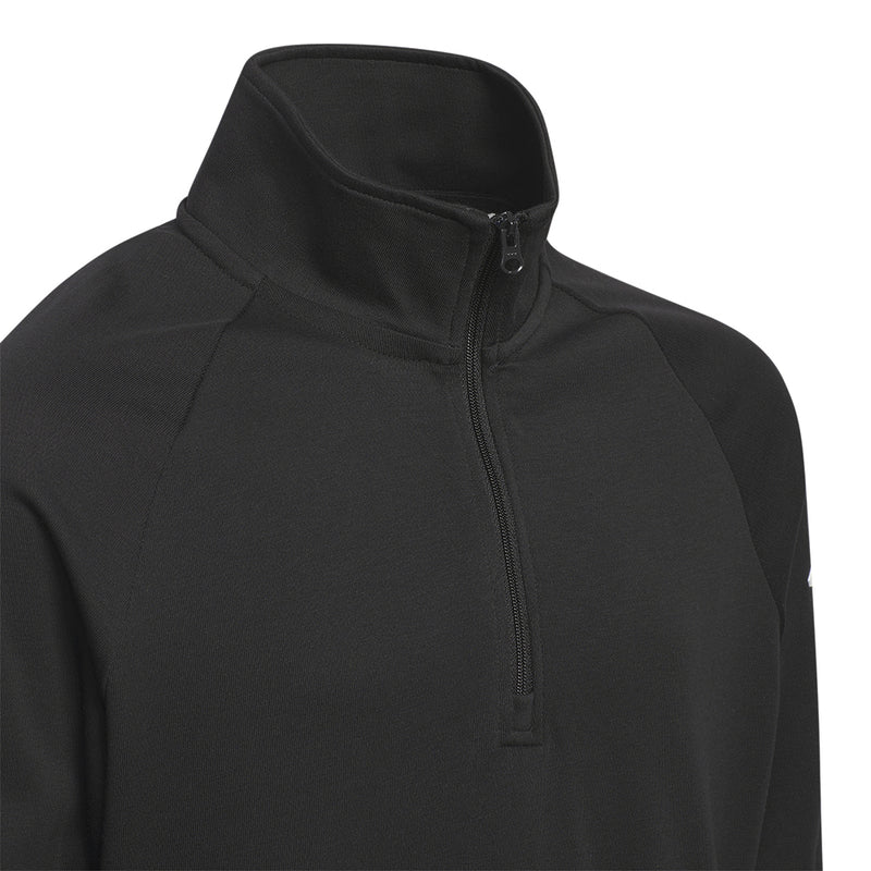 adidas Unix Junior 1/4 Zip Pullover - Black