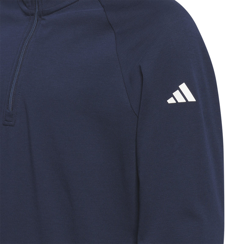 adidas Unix Junior 1/4 Zip Pullover - Collegiate Navy