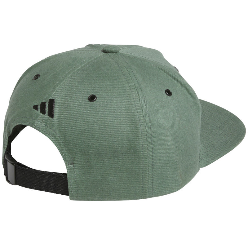 adidas Waxed Canvas 5 Panel Cap - Silver Green