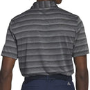 adidas 2 Colour Stripe Polo Shirt - Black/Grey Four