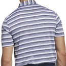 adidas 2 Colour Stripe Polo Shirt - Collegiate Navy/White