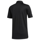 adidas 3-Stripe Golf Polo Shirt - Black/White