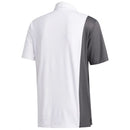 adidas Ultimate365 Blocked Print Polo Shirt - White/Grey Six/Collegiate Navy