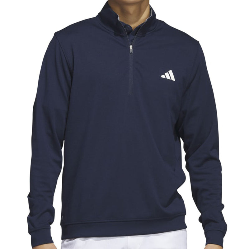 adidas Elevated 1/4 Zip Pullover - Collegiate Navy