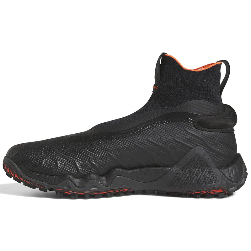 adidas CodeChaos Laceless Waterproof Spikeless Shoes Core Black Semi Solar Red Grey Four