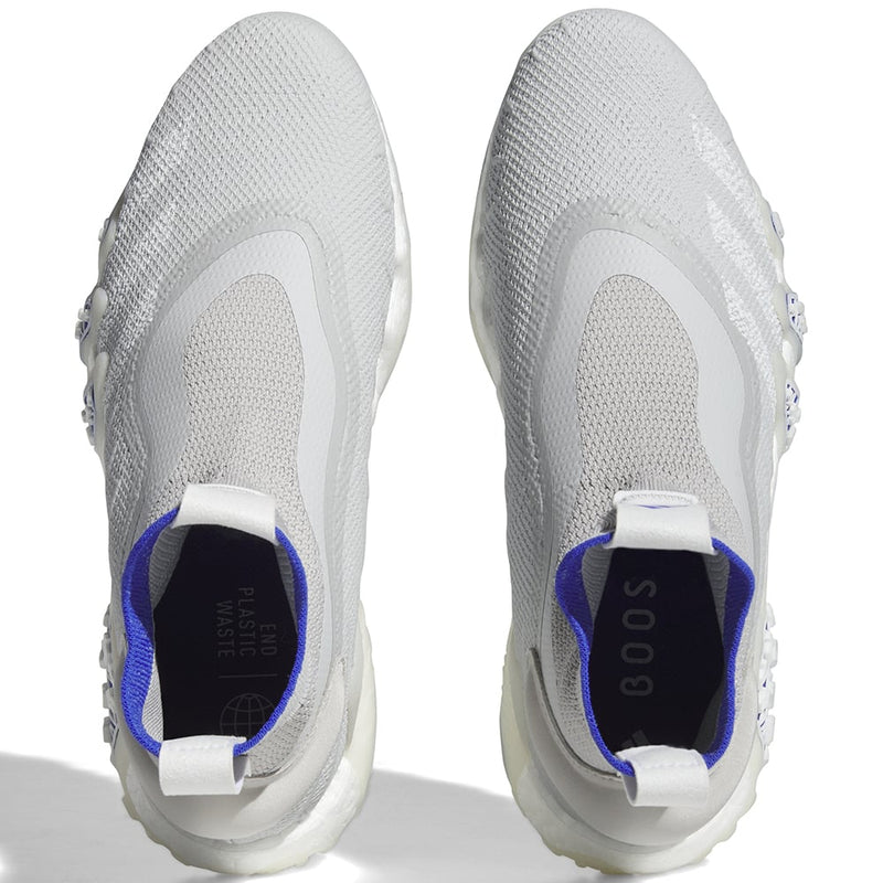 Laceless white shoes sales
