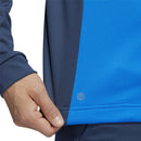 adidas Colour Block 1/4 Zip Pullover - Blue Rush/Crew Navy