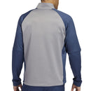 adidas Colour Block 1/4 Zip Pullover - Grey Three/Crew Navy