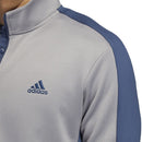adidas Colour Block 1/4 Zip Pullover - Grey Three/Crew Navy