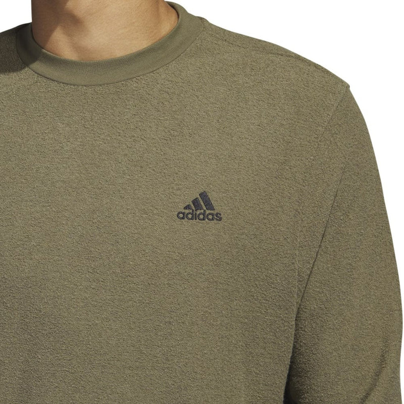 Adidas core sale logo crew sweatshirt