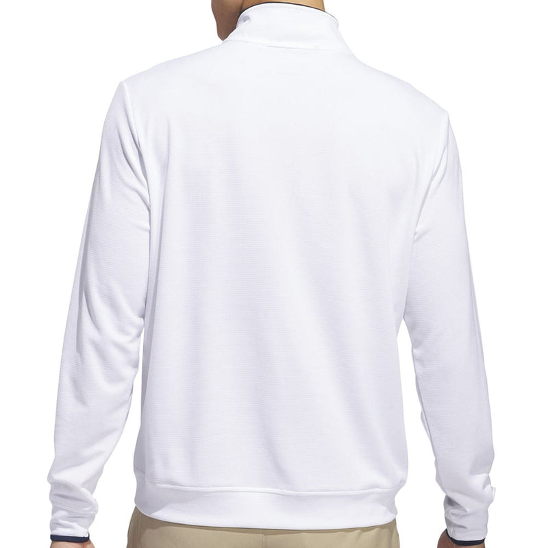 adidas Core Lightweight 1/4 Zip Pullover - White