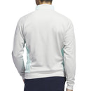 adidas DWR 1/4 Zip Pullover - Grey One/White/Semi Flash Aqua