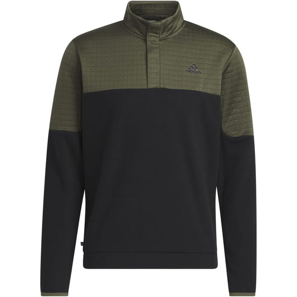 adidas DWR 1/4 Zip Pullover - Olive Strata/Black