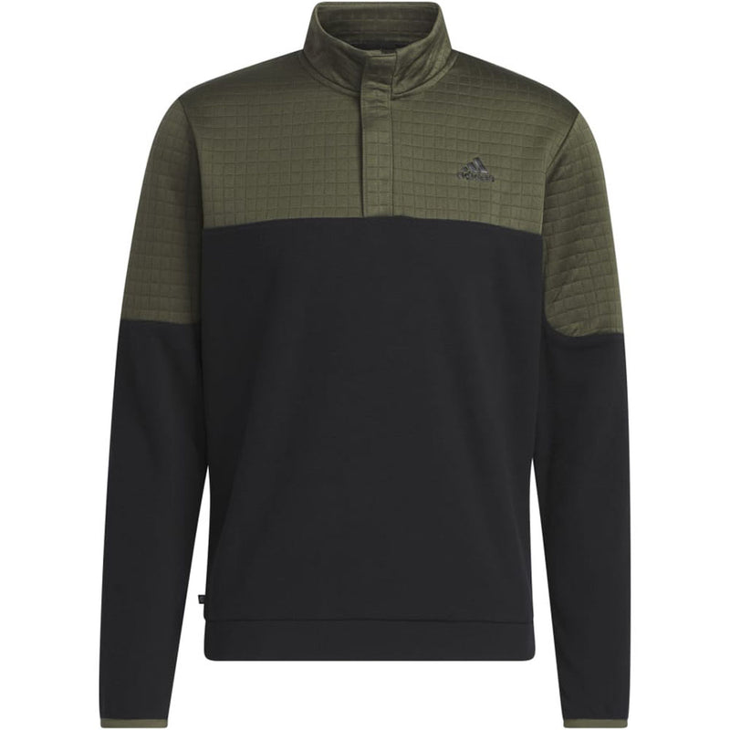 adidas DWR 1/4 Zip Pullover - Olive Strata/Black