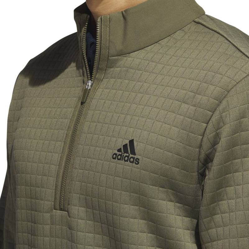 adidas DWR 1/4 Zip Pullover - Olive Strata