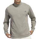 adidas Elevated 1/4 Zip Pullover - Silver Pebble