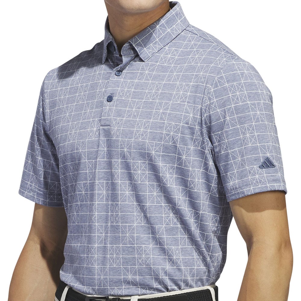 Adidas Mens Mens Novelty Polo Shirts Adidas Go-To Novelty Polo
