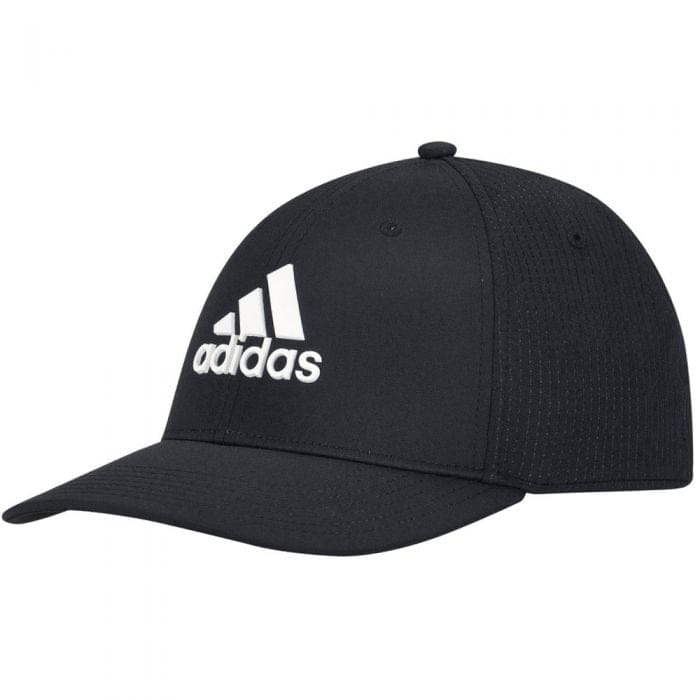 Golf Tour Cap Black White