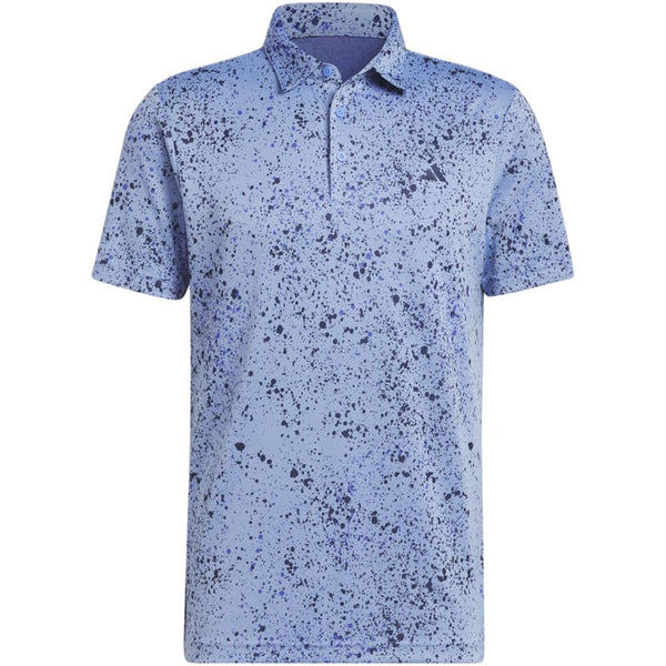 adidas Jacquard Polo Shirt - Blue Fusion/Collegiate Navy/Lucid Blue