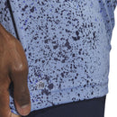 adidas Jacquard Polo Shirt - Blue Fusion/Collegiate Navy/Lucid Blue