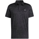adidas Jacquard Polo Shirt - Carbon/Black