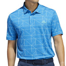 adidas Jacquard Primegreen Polo Shirt - Blue Rush/Semi Mint Rush