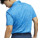 adidas Jacquard Primegreen Polo Shirt - Blue Rush/Semi Mint Rush