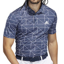 adidas Jacquard Primegreen Polo Shirt - Crew Navy/White