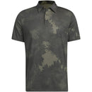adidas Flower Mesh Polo Shirt - Olive Strata/Black