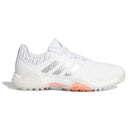 adidas Ladies CodeChaos Spikeless Shoes - White/Silver Metallic/Signal Coral