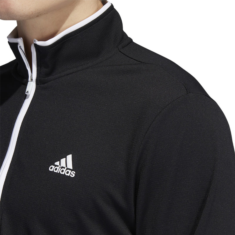 adidas Lightweight 1/4 Zip Pullover - Black